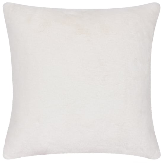 Heya Home Cozee Check Faux Fur Feather Filled Cushion
