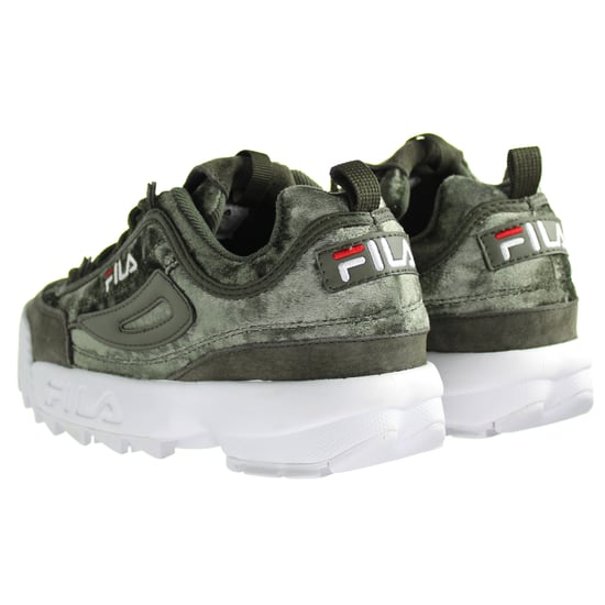 Fila Disruptor V Low Womens Green Trainers