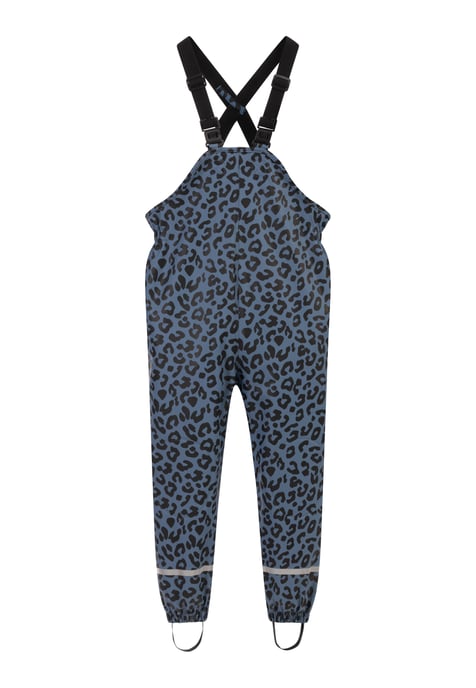 Schmuddelwedda Regenbroek Meisje Blauw grijs zwart Leeuw - Image 1
