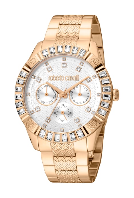 RC5L041M0085 Roberto Cavalli 4894626190780 Women Quartz Stainless Steel Silver Stainless Steel 5 ATM 40 mm - Image 1