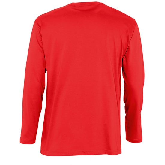 SOLS Mens Monarch Long Sleeve T-Shirt (Red)