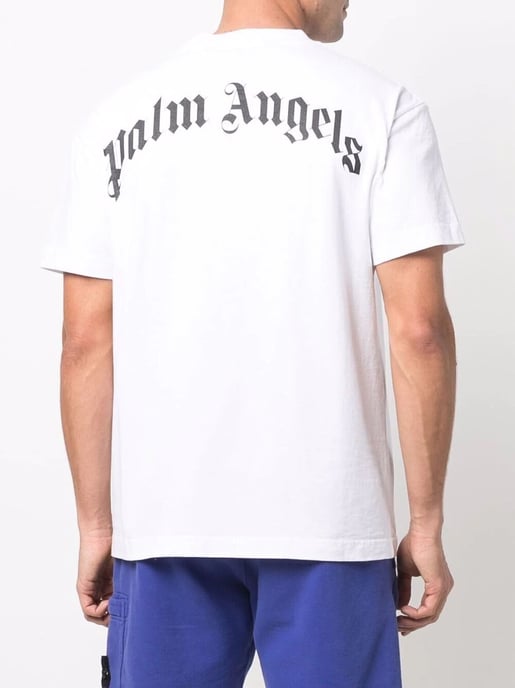 Palm Angels Teddy Bear logo-print T-shirt White