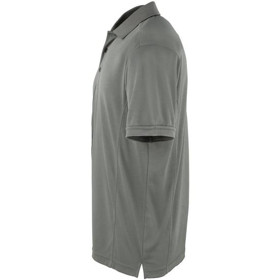 Premier Heren Coolchecker Pique korte mouw Polo T-Shirt (Donkergrijs) - Image 3