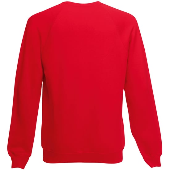 Fruit Of The Loom Kinderen Unisex Raglan mouwen Sweatshirt (Rood) - Image 2