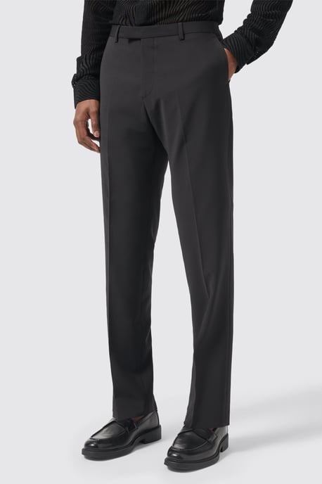 Buscot Slim Fit Black Trousers