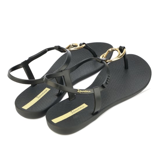 Women's Ipanema Charm Loop Sandals in Black