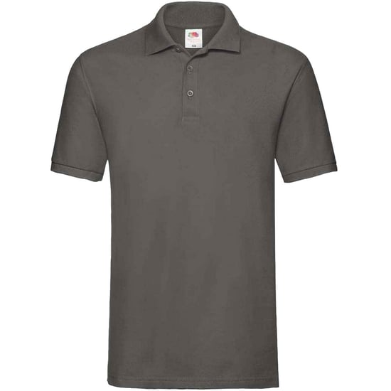 Fruit of the Loom Heren Premium Katoenen Piqué Poloshirt (Licht Grafiet) - Image 1