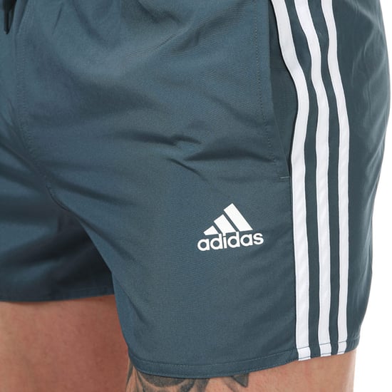 Men's adidas 3-Stripes CLX Swim Shorts in Petrol