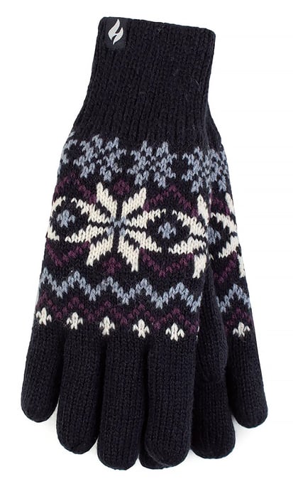 Heat Holders - Dames Zachte Thermische Handschoenen - Navy - Image 1