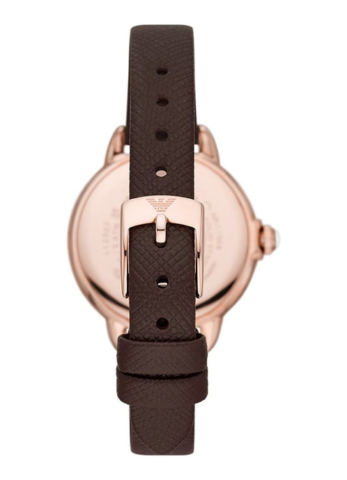 Emporio Armani Mia Dames Horloge Bruin AR11568 - Image 3