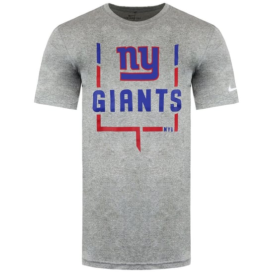 Nike NFL New York Giants Legend Goal Post Heren Grijs T-Shirt - Image 1