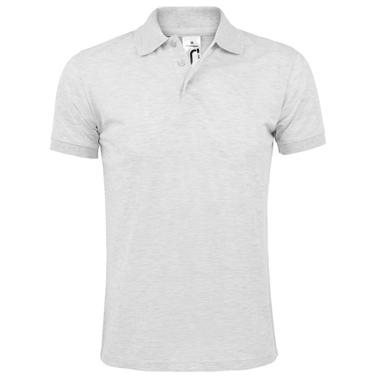 SOLs Mens Prime Pique Plain Short Sleeve Polo Shirt (Ash)