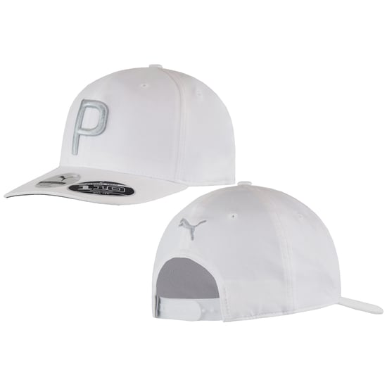 Puma P110 Snapback White Unisex Flex Fit Golf Cap 021448 04