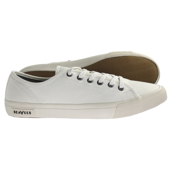Seavees Monterey Standard Cotton Canvas Off White Mens Trainers