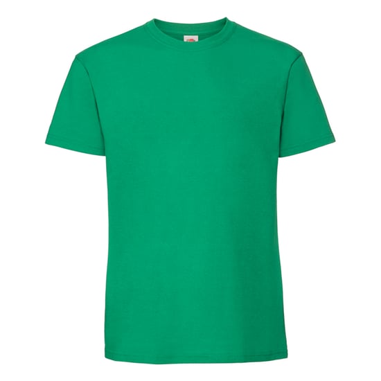 Fruit of the Loom Heren Iconic Premium Ringspun Katoen T-Shirt (Kelly Groen) - Image 1