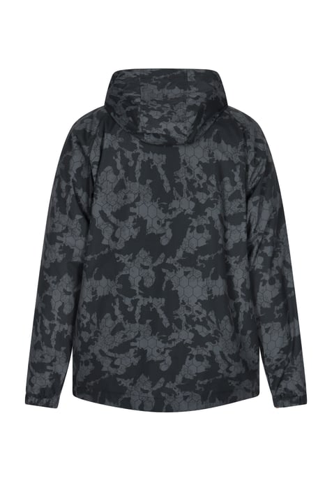Schmuddelwedda Oversized anorak Dames Donkergrijs zwart camouflage - Image 4