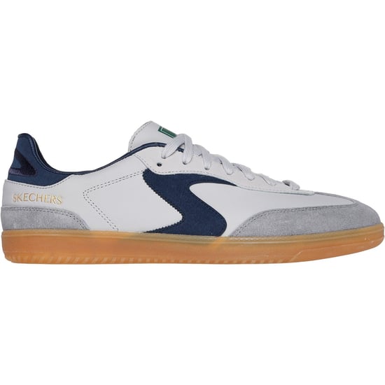 Skechers Hotshot Pyke Synthetic Heren Grijs/Navy Trainers - Image 5