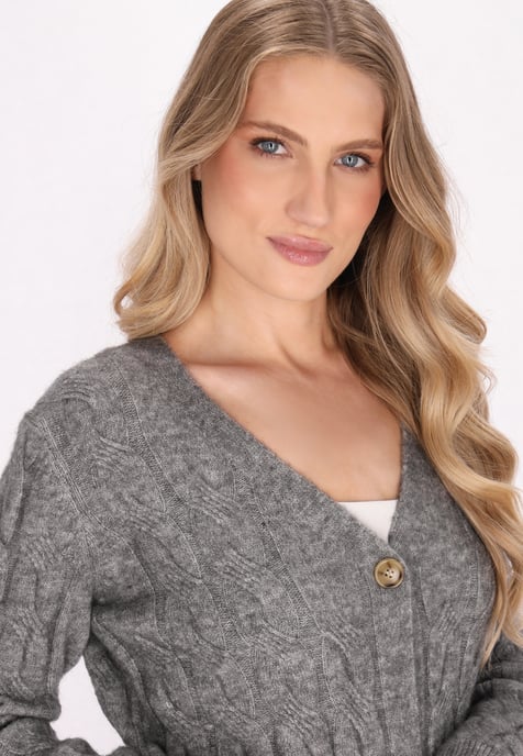 Dreimaster Vest Dames grijs melange - Image 5