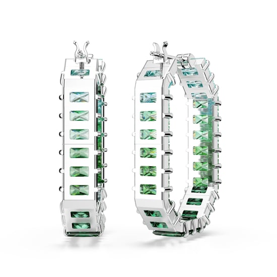 Swarovski 'Matrix Baguette' Dames Oorbellen van Basismetaal - Zilver 5705787 - Image 4