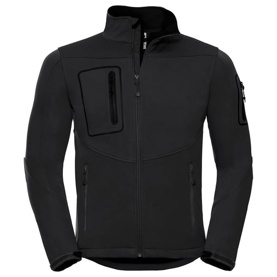 Russell Heren Sport Zachte Shell Jas (Zwart) - Image 1