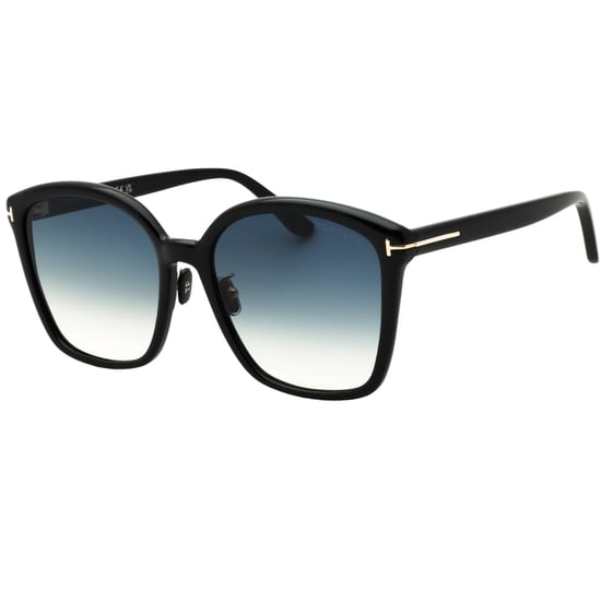 Tom Ford Smoke Gradient Lens Shiny Black Sunglasses