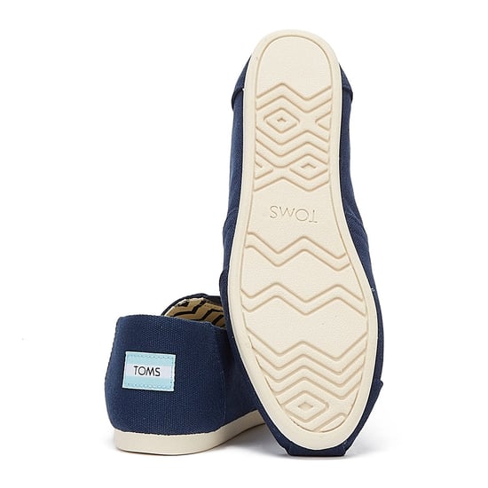 TOMS Alpargata Katoen Canvas Dames Navy Espadrilles - Image 4
