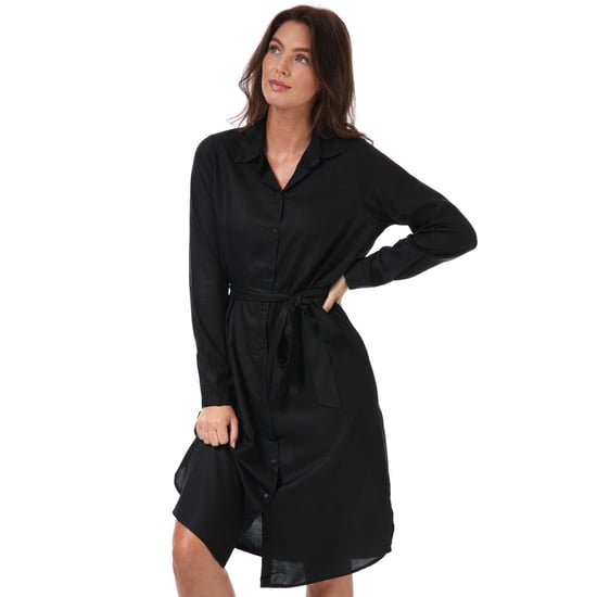 Women's Only Mulba Life Shirt Dress in Black