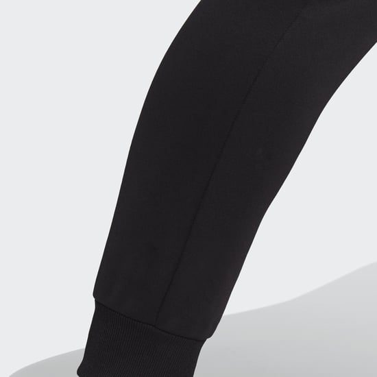 Women's adidas Essentials Logo French Terry Tracksuit in Black-White - Image 5