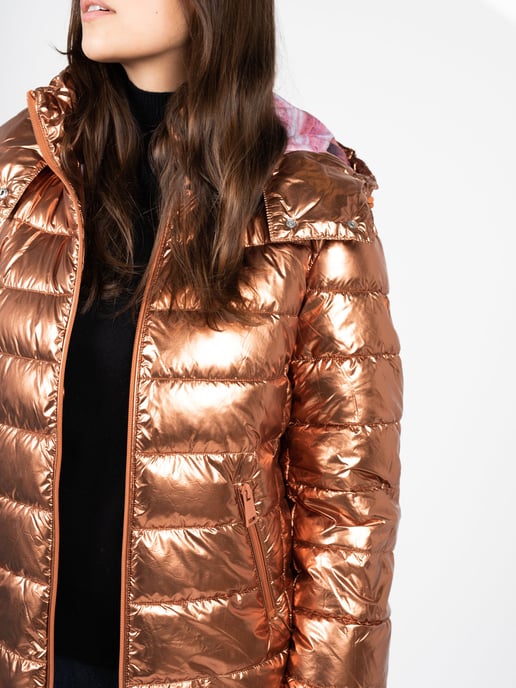 Guess jas Bomberjack Vrouw goud - Image 4