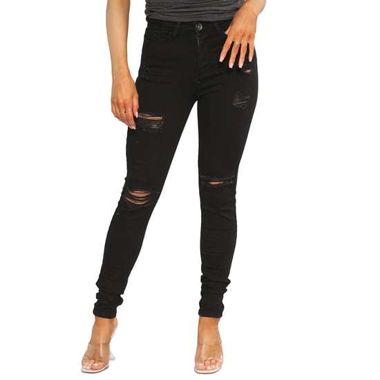 Skinny stretch-denimjeans voor dames| Enzo Ontwerper Dameskleding - Image 2