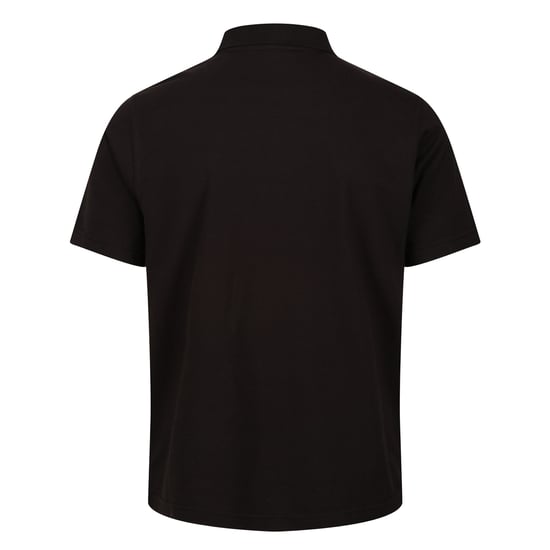 Regatta Mens Pro 65/35 Short-Sleeved Polo Shirt (Black)