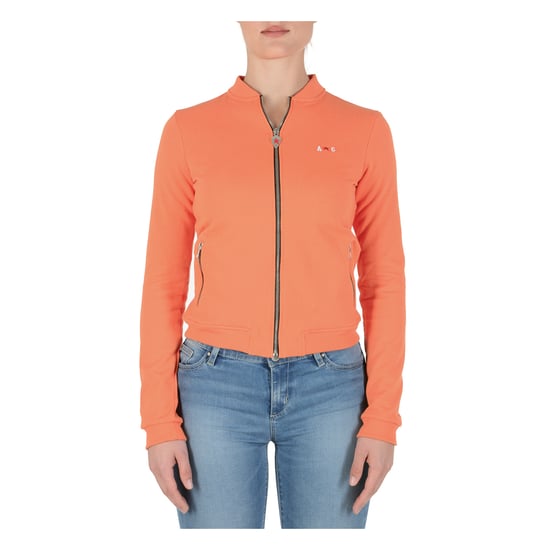 Andrew Charles Womens Sweater Long Sleeves Orange SUMATRA