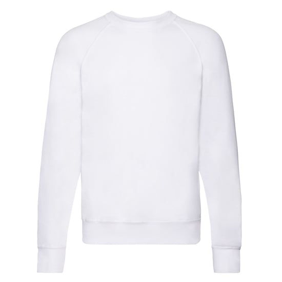 Fruit of the Loom Unisex Lichtgewicht Raglan Sweatshirt voor volwassenen (Wit) - Image 1