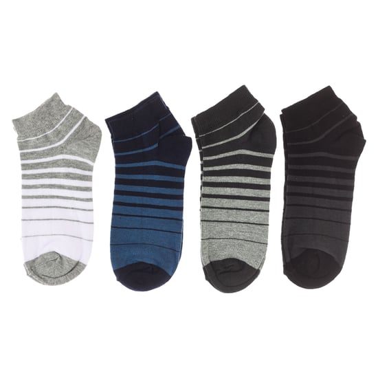 Pack of 4 men's ankle socks, men's socks