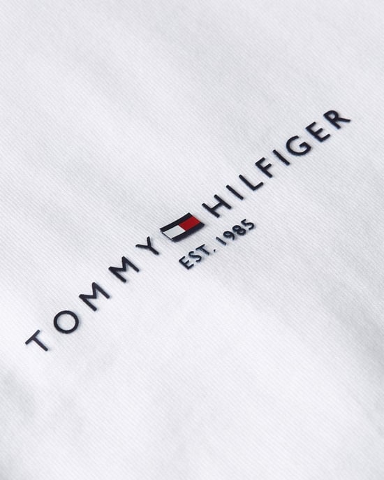 Tommy Hilfiger Tommy Logo Tipped Mens T-Shirt