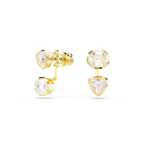 Swarovski 'Imber Organic' Dames Gouden Geplakte Metalen Stud Oorbellen - Goud 5705461 - Image 2