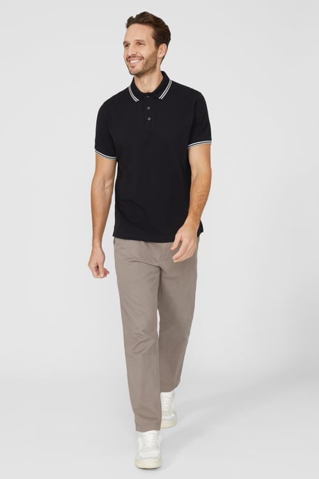 Pique Tipped Polo - Image 5