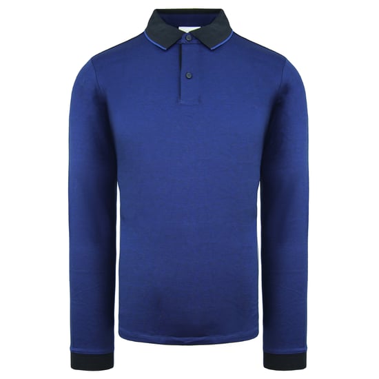 Calvin Klein 3-Tone Heren Blauw Poloshirt - Image 1