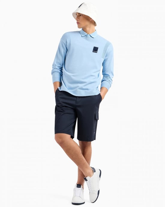 Armani Exchange Heren Milano Editie Cargo Shorts - Image 4