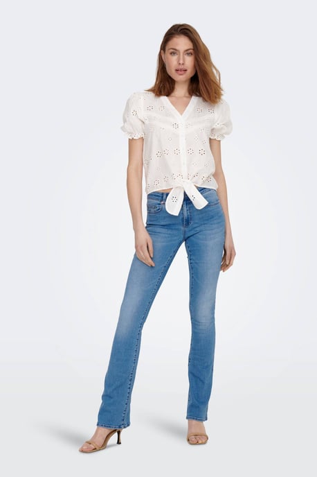 Wehkamp x ONLY Denise Anna's flared jeans ONLHUSH light blue denim