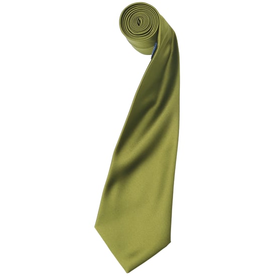 Premier Herensatineband (smal blad) (pakje van 2) (Khaki) - Image 1