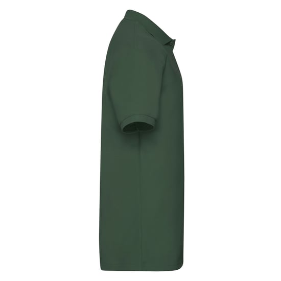 Fruit of the Loom Heren Polycotton Pique Zwaar Poloshirt (Fles groen) - Image 3