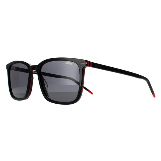 Hugo van Hugo Boss Zonnenbril Hg 1168/s Oit Ir Black Red Gold Gray - Image 2