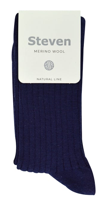 Steven - Dames 1 Paar Originele Merino Wollen Sokken - Outdoor Boot Sokken - Marineblauw - Image 2