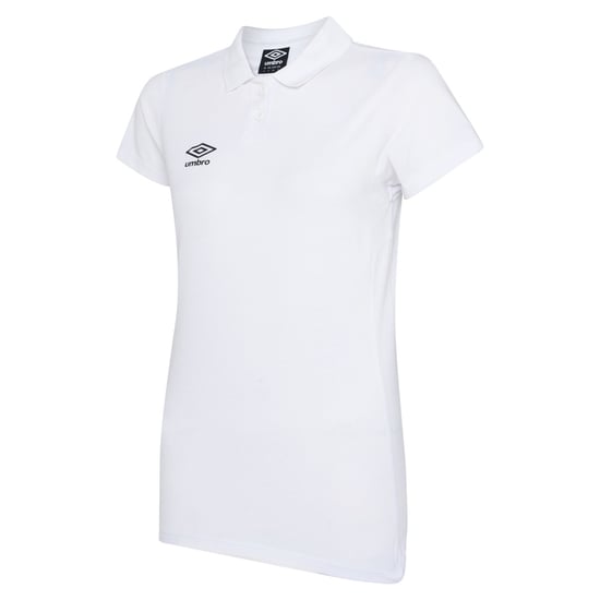Umbro Dames/Dames Club Essential Poloshirt (Wit/zwart) - Image 1