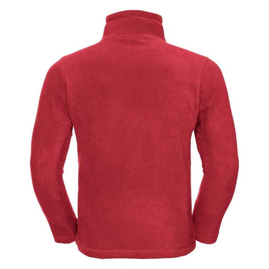 Russell Heren Ritssluiting Outdoor Fleece Top (Klassiek rood) - Image 2