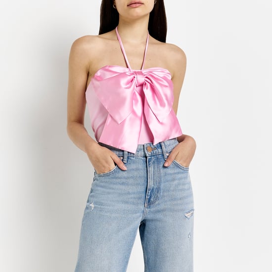 River Island Womens Bow Detail Top - Pink