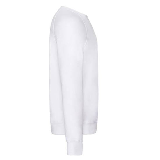 Fruit of the Loom Unisex Lichtgewicht Raglan Sweatshirt voor volwassenen (Wit) - Image 3