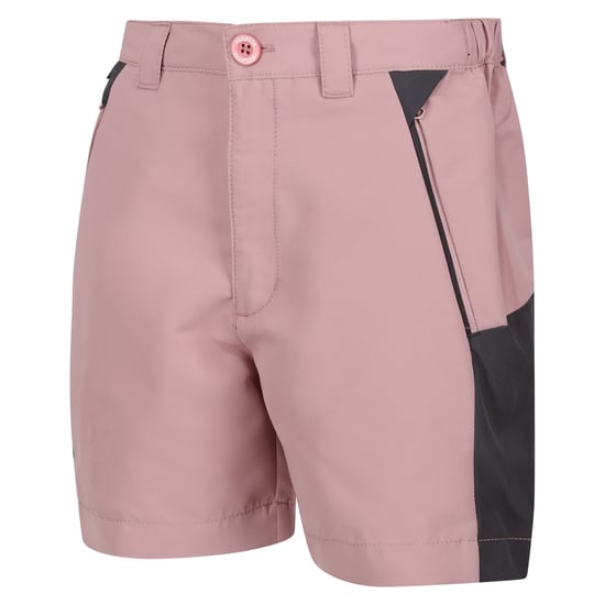 Regatta Childrens/Kids Sorcer Mountain III Shorts (Dusky Rose/Seal Grey)