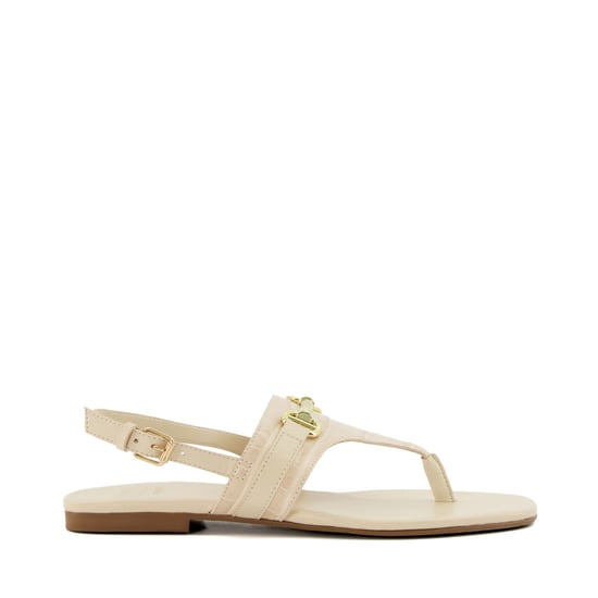 Dune Ladies Langley - Snaffle-Trim Flat Toe-Post Sandals